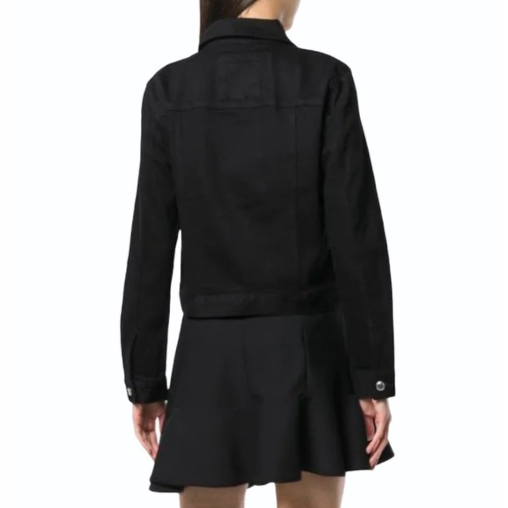 NWT MICHAEL KORS Classic Denim Black Jacket - Picture 5 of 6